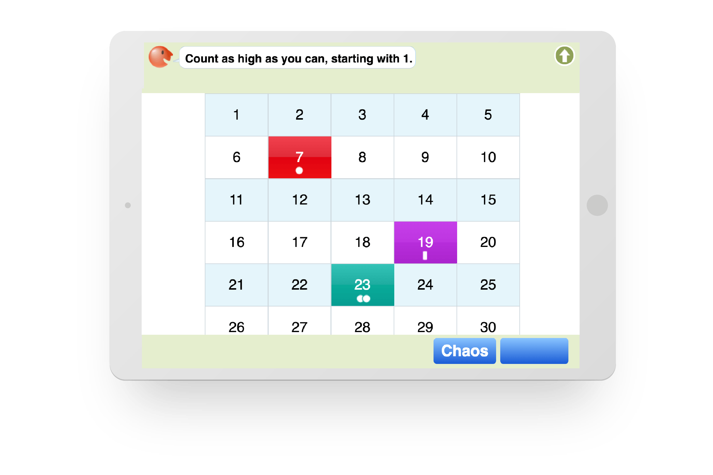 mCLASS Math's diagnostic interview