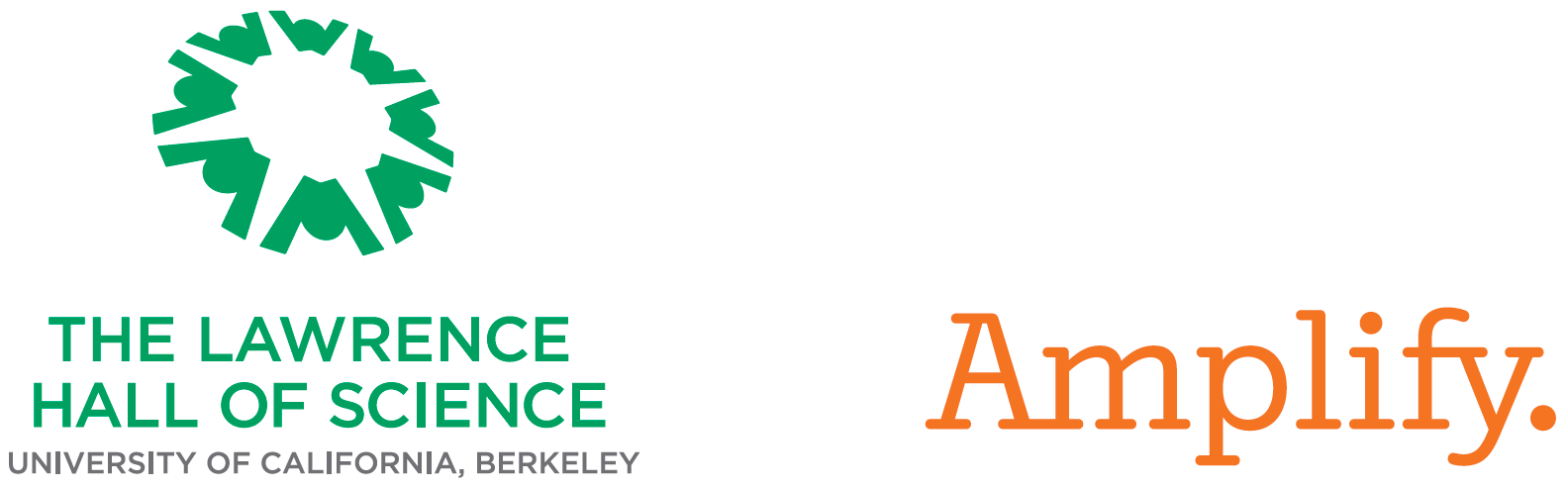 Logo for the lawrence hall of science at university of california, berkeley, featuring a green circular design next to the institution's name and the word 
