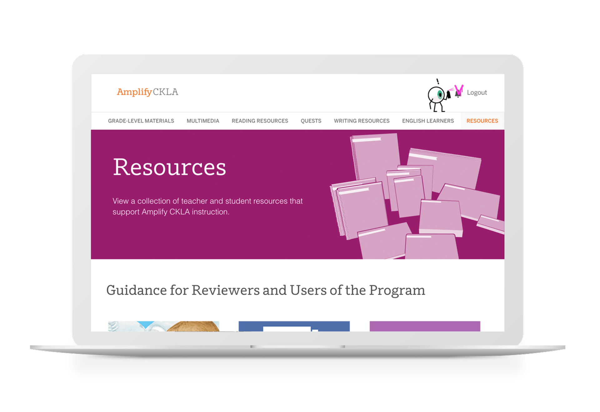 Amplify CKLA Resources page