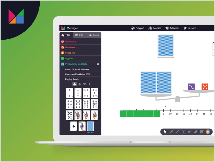 Exploring Numbers & Fractions in K12 Polypad Virtual Manipulatives