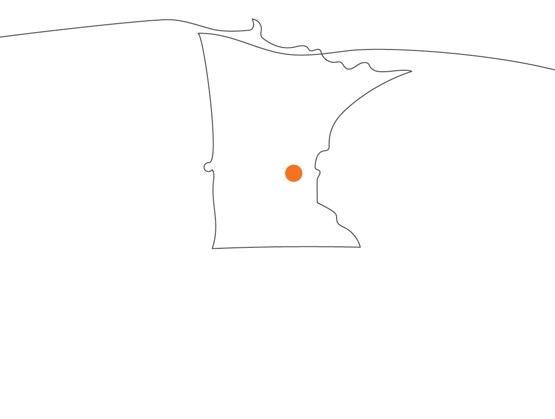 Minnesota state outline image
