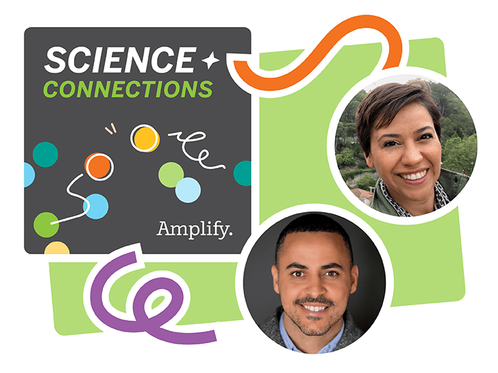 image of Science Connections podcast host Eric Cross and guest Susan Gomez Zwiep