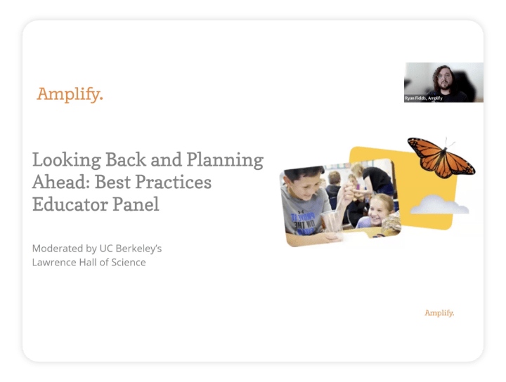 Webinar slide titled